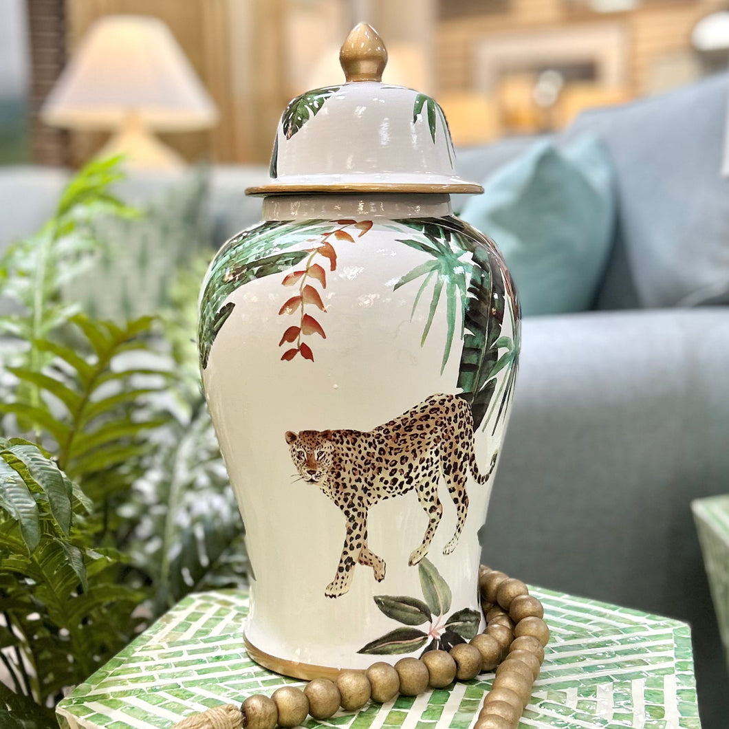 Tropical Ginger Jar