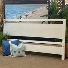 Load image into Gallery viewer, Brushed White King Bed
