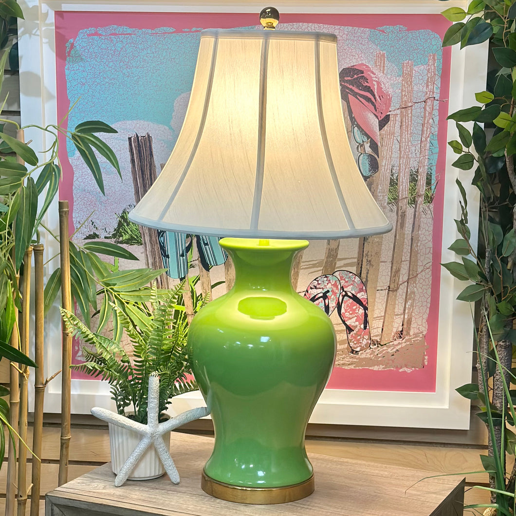 Lime Green Lamp