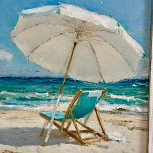 Load image into Gallery viewer, White Umbrella On Beach I
