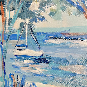 'Boats & Trees II' Giclee