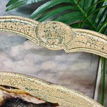 Load image into Gallery viewer, Taupe/Green Crackle Dining Chair
