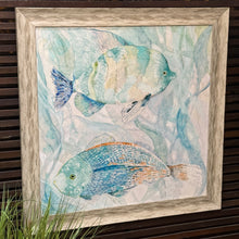Load image into Gallery viewer, Blue Fish Duo Art

