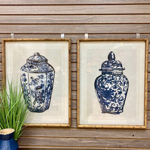 Load image into Gallery viewer, Blue Ginger Jar Art I
