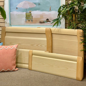 Twin Light Wood Bed