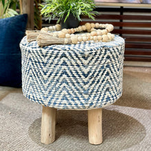 Load image into Gallery viewer, Woven Denim Stool
