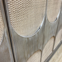Load image into Gallery viewer, 3DR Taupe &amp; Cane Cabinet
