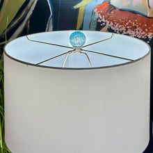 Load image into Gallery viewer, Aqua Blown Glass Lamp
