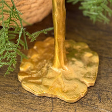 Load image into Gallery viewer, Forged Gold Candle Holder
