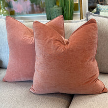 Load image into Gallery viewer, Salmon Pink Down Pillow

