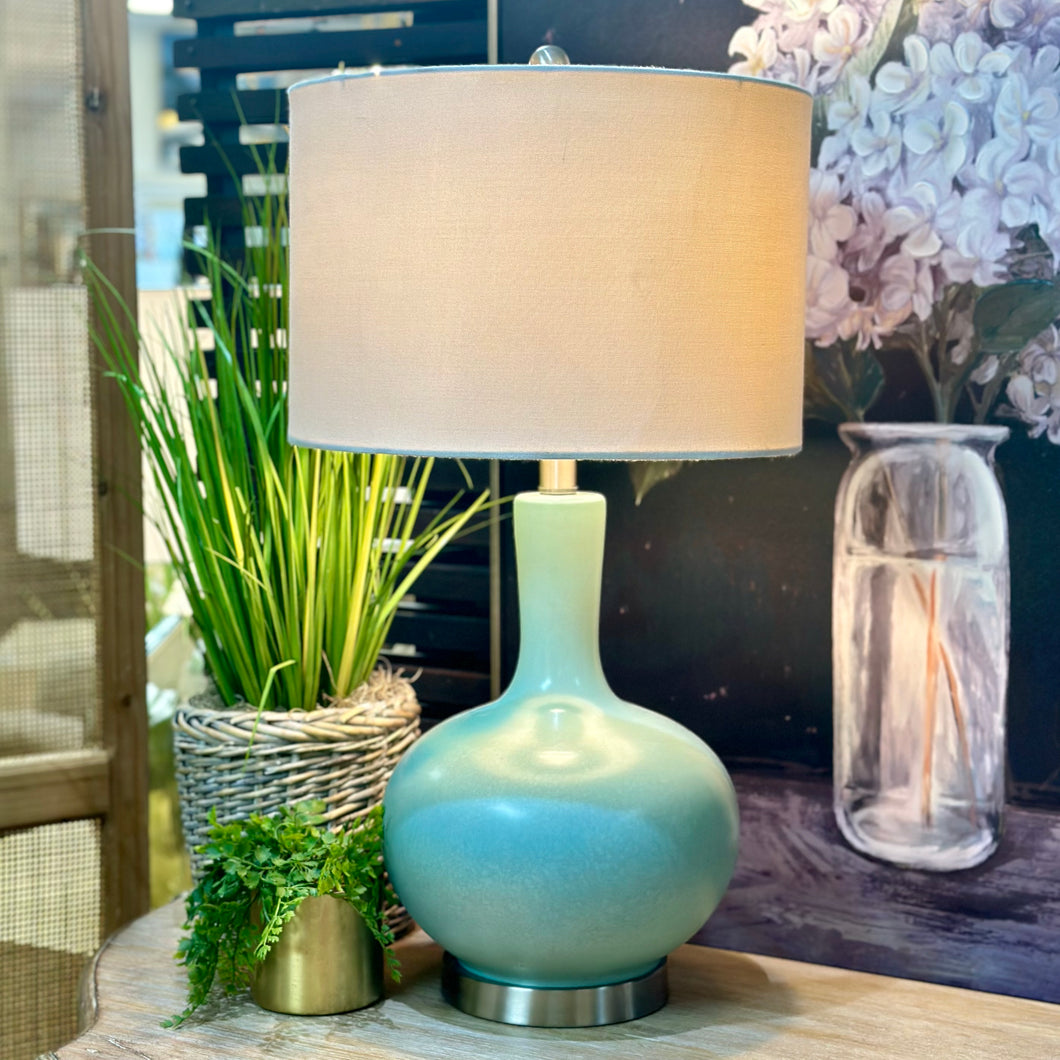 Light Blue Lamp