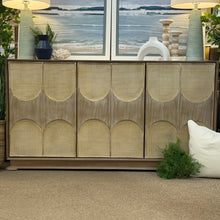 Load image into Gallery viewer, 3DR Taupe &amp; Cane Cabinet
