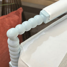 Load image into Gallery viewer, Custom Blue &amp; White Spindle Chair
