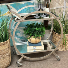 Load image into Gallery viewer, Mirrored Bar Cart
