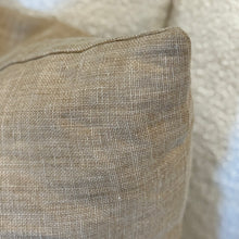 Load image into Gallery viewer, PB Harvest Gold 'Belgian Linen' Down Pillow
