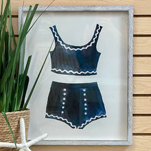 Load image into Gallery viewer, Blue Bathing Suit Art
