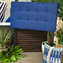 Load image into Gallery viewer, Upholstered Blue TWIN Bed

