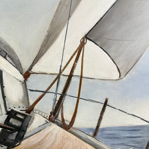 Hand Painted Sailing Art