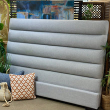 Load image into Gallery viewer, Grey Upholstered King Bed
