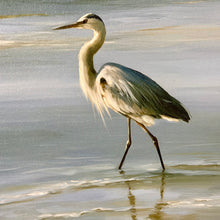 Load image into Gallery viewer, Left Water Egret Giclee Art

