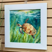 Load image into Gallery viewer, Blue/Green Sea Turtle I

