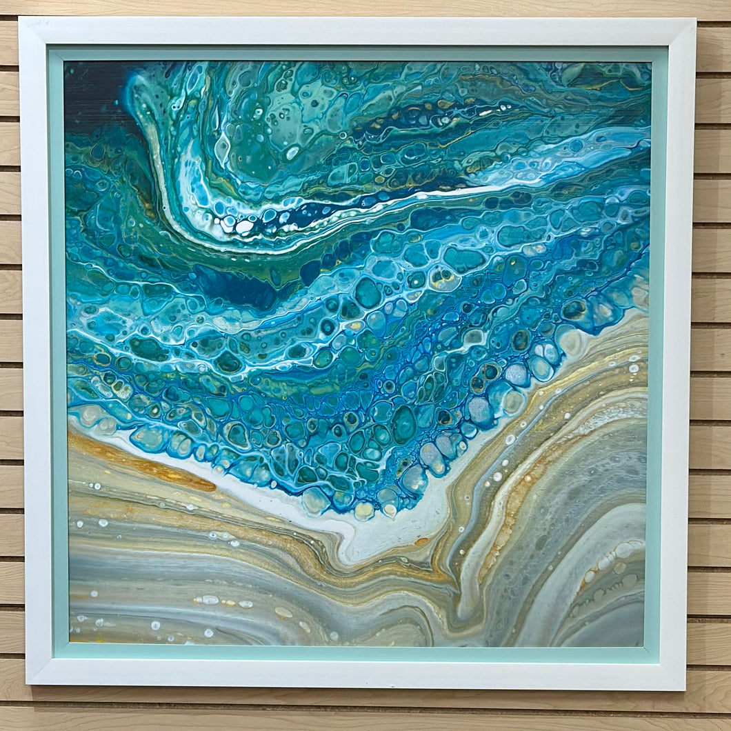 Turquoise Abstract Giclee I