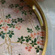 Load image into Gallery viewer, LG Floral/Gold Tray
