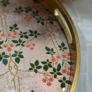 LG Floral/Gold Tray