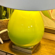 Load image into Gallery viewer, Green Glass Lamp
