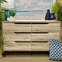 Load image into Gallery viewer, 6DRW Greige Modern Dresser
