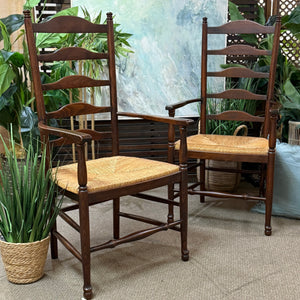 Williams Sonoma Ladderback Arm Chair