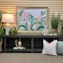 Load image into Gallery viewer, Grey Wash Slat Console
