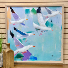 Load image into Gallery viewer, Colorful Seagulls Art
