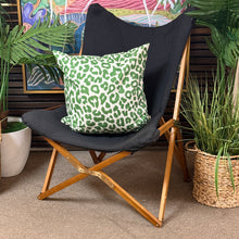 Load image into Gallery viewer, Blk/Wooden Folding Chair
