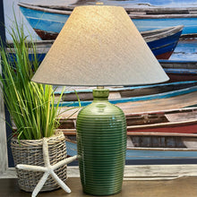 Load image into Gallery viewer, Elegant Green Ceramic Lamp
