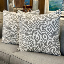 Load image into Gallery viewer, White/Grey Custom Pillow
