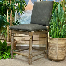 Load image into Gallery viewer, Grey Weathered Counter Stool
