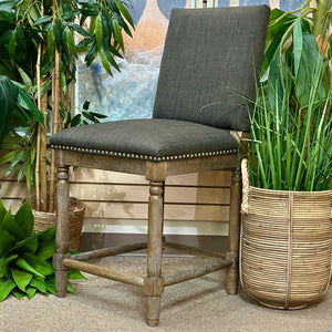 Grey Weathered Counter Stool