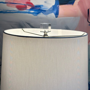 Frosted Blue Lamp