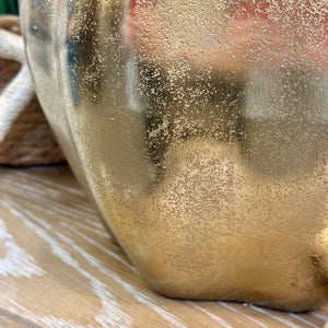 Sculpted Gold Wine Cooler