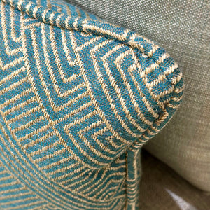Teal/Champagne Down Lumbar