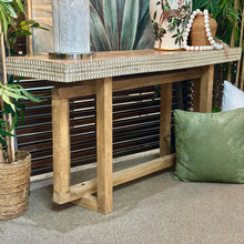 Load image into Gallery viewer, Boho Wood Console
