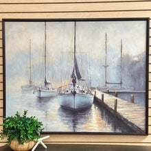 Load image into Gallery viewer, Misty Boat Art
