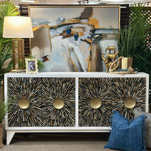 Load image into Gallery viewer, 4DR Bone Inlay Cabinet
