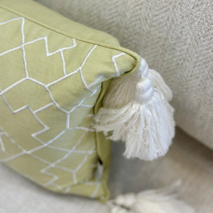 Green Lattice Down Lumbar