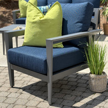 Load image into Gallery viewer, 4PC Outdoor Navy Seating Set
