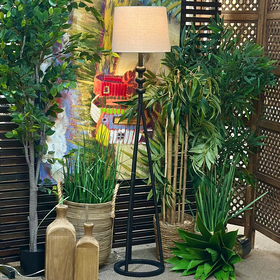 Black Metal Floor Lamp