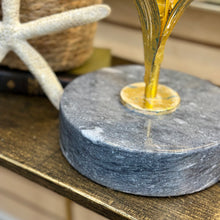 Load image into Gallery viewer, Gold Metal Leaf Lamp
