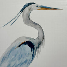 Load image into Gallery viewer, Watercolor Heron Right Art
