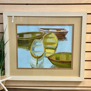 Canoes II Framed Art